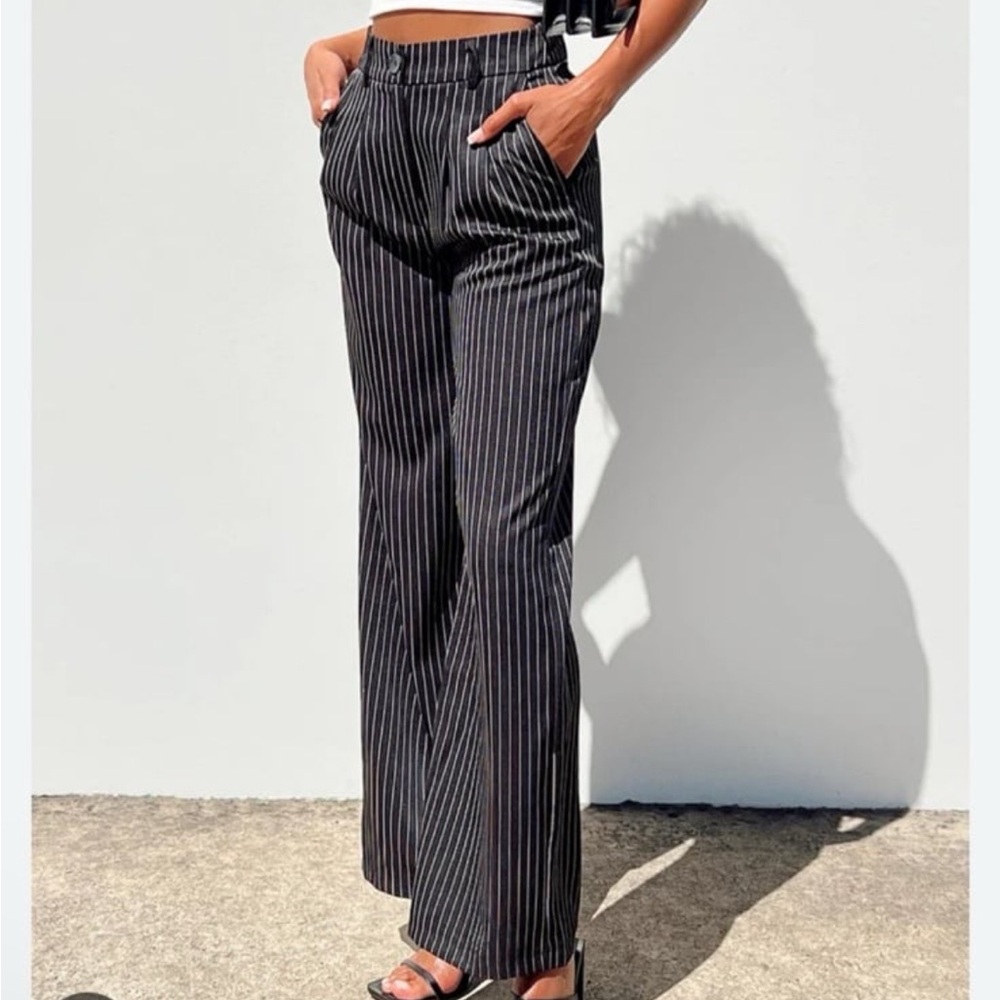 Princess Polly Archer Pants Pin Strip Size 6